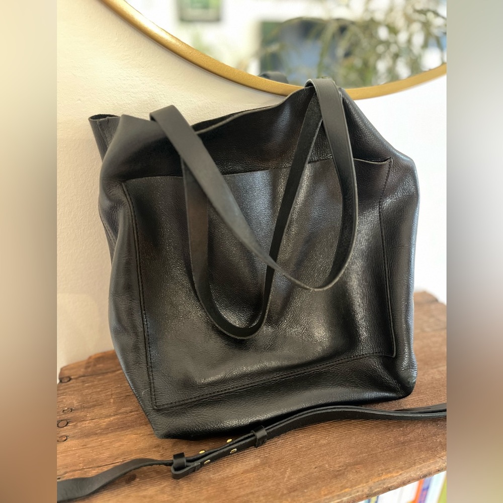Soft Leather Tote/Shoulder/Crossbody Purse
